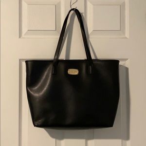 MICHAEL KORS Black Medium Top-Zip Tote
